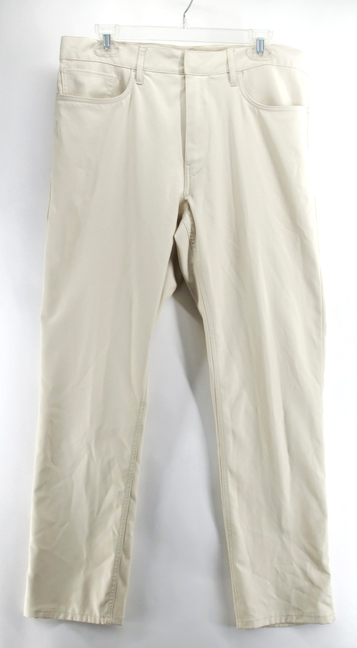 RLX Ralph Lauren Tailored Fit Khaki Golf Pants Men’s Size 34x30 White Casual